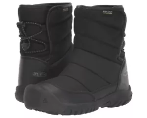 KEEN Z2311 Kids Black Puffrider Waterproof Snow Boots Size 12 M - Picture 1 of 10