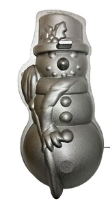 Nordic Ware Schneemannform Backform Weihnachten 5 Tassen 1,5 Liter USA - Bild 1 von 12