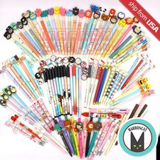 20 pc Assorted Kawaii Cute Ball Point Pen Mechanical Pencil Cat Cartoon gift set