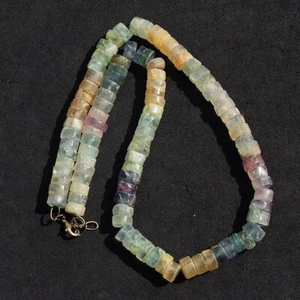Most Brilliant Multicolor Fluorite 540.00 Cts Beaded Amazing Necklace VK 36 E564 - Imagen 1 de 3
