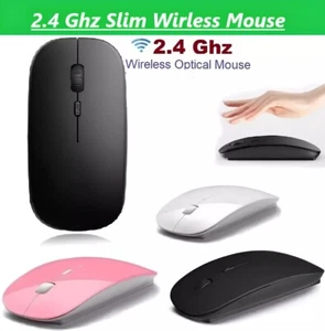 2.4GHz Wireless Cordless Mouse Mice Optical Scroll For PC Laptop Computer + USB - Picture 1 of 13