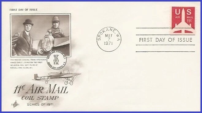 USA5 #C82 U/A ARTCRAFT FDC   Red Jet - Image 1 of 1