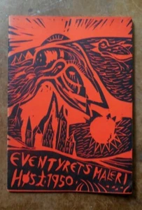 Carl-Henning Pedersen. Eventyrets Malerier. Catalogue + Lithographie. 1950 - Picture 1 of 9