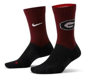 Nike Georgia Bulldogs Multiplier Crew Football Socks 2-PACK Size L (8-12) DA6832 - Picture 1 of 7