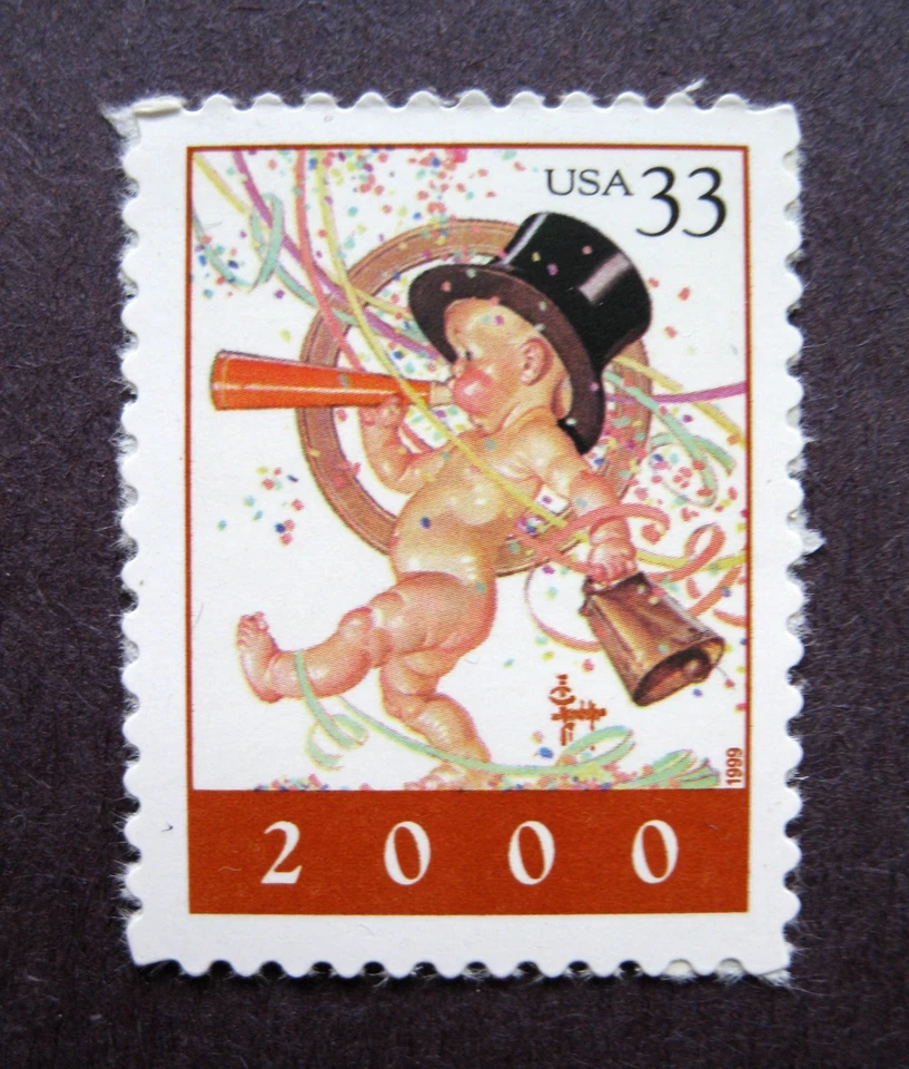 Sc # 3369 ~ 33 cent Baby New Year Issue (ef29) - Image 1 of 1