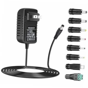  Universal AC Adapter 12V Power Supply Charger 24W AC110V to 2000mA DC12V 2A - Picture 1 of 8