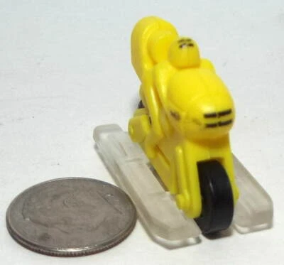 Moto Funrise muy pequeña en amarillo con soporte (2020) Foto 1 de 3