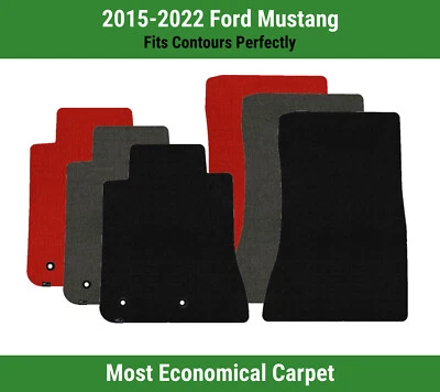 Lloyd Velourtex Front Row Carpet Mats for 2015-2022 Ford Mustang  - Image 1 of 4