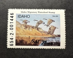WTDstamps - 1992 IDAHO - State Duck Stamp - MNH **ARTIST SIGNED** - Picture 1 of 2