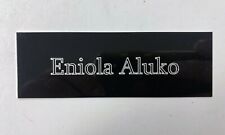 Eniola Aluko - 105x35mm Engraved Plaque / Plate for Signed Football Memorabilia