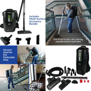 Commercial HEPA Backpack Vacuum Cleaner Carpet Floor Office Hotel Home Ergonomic - Picture 1 of 12