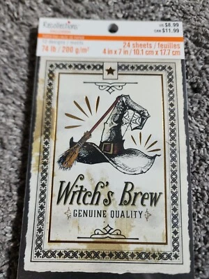 Recollections Halloween Paper Pad Witchs Brew, 24 Sheets