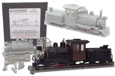Fourdees Baldwin Steam Locomotive 'Philadelphia' 009 / OO9 Kit for Kato chassis - Image 1 of 4