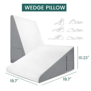 Oreiller Ergonomique Anti-reflux, mémoire de forme/Тriangular memory foam pillow - Zdjęcie 1 z 13
