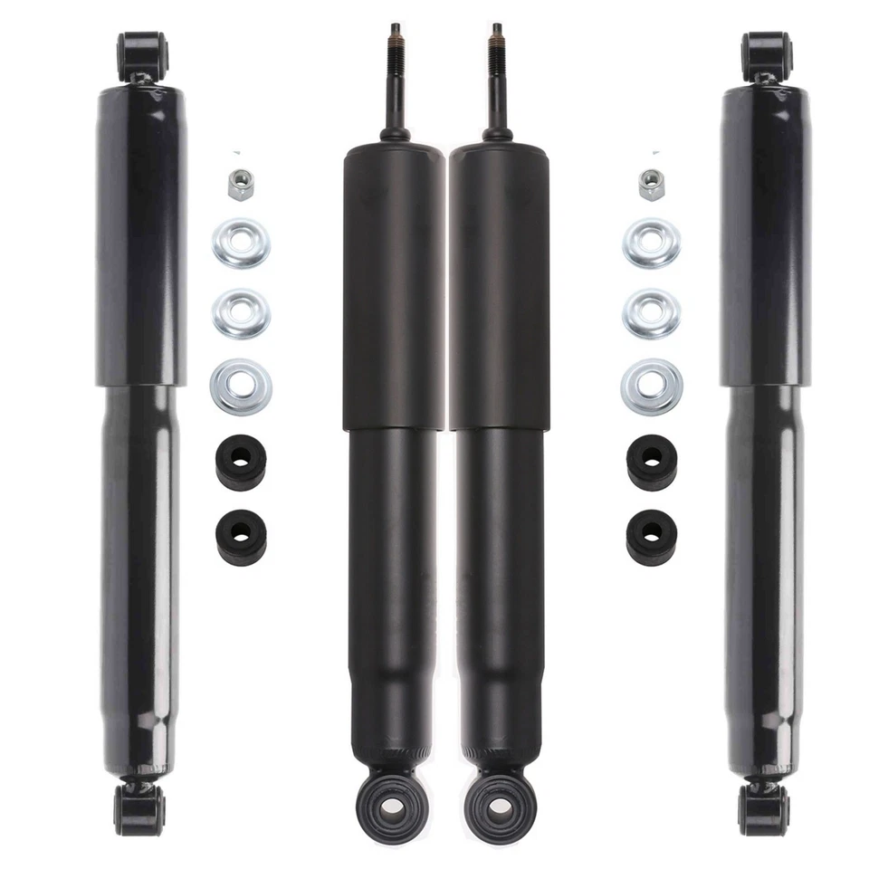 Juego de 4 piezas de amortiguadores delanteros y traseros Monroe para camioneta Nissan D21 Frontier tracción trasera Foto 1 de 4