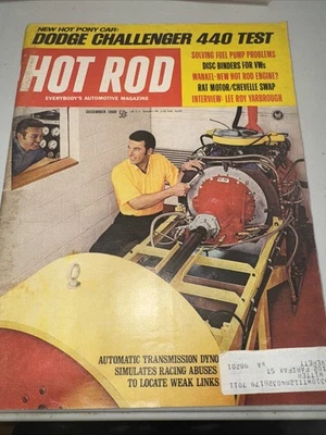 December 1969 Vintage Hot Rod Magazine Bagged And Boarded Nice! - Image 1 of 2