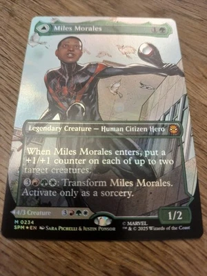 Magic: The Gathering Miles Morales Ultimate Spider-Man V3 Alt Art MTG EN NM - Bild 1 von 2