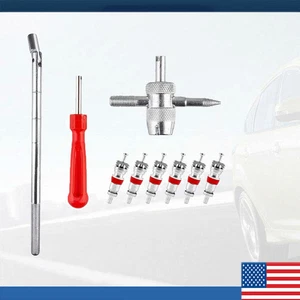 Valve Stem Puller Tool Installer HD Chrome Car Tire Plug Remover Core Repair* - Picture 1 of 12