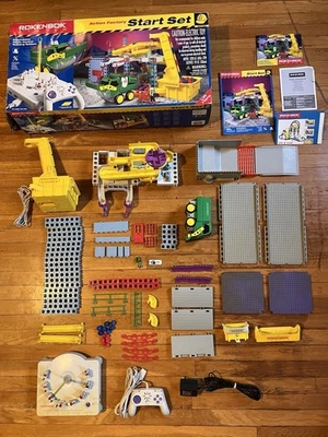 Juego de inicio de fábrica de acción sistema Rokenbok 34120 DE COLECCIÓN Foto 1 de 4