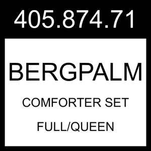 IKEA BERGPALM Set di piumoni blu/righe completo/regina 405.874.71 - Foto 1 di 1