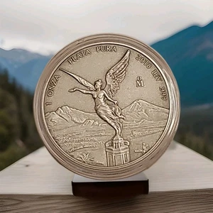 2018 Mexico 1 oz Silver Libertad Antiqued Finish in Capsule  - Picture 1 of 2