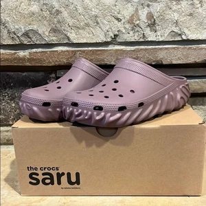Crocs Salehe Bembury x Saru Clog Platform in Mochi Dusty Purple Unisex - Picture 1 of 9