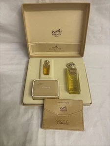 Vintage Hermes Paris Caleche 3 piece .08 oz Perfum + Collection - Picture 1 of 2