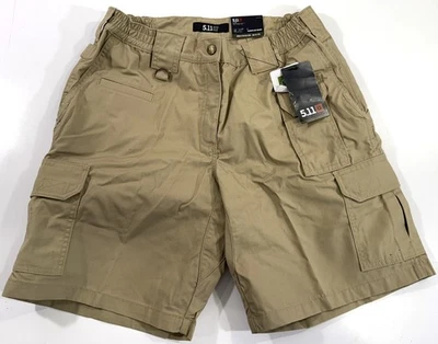 NUEVO CON ETIQUETAS TALLA 10 MUJER 5.11 TACTICAL TACLITE PRO 9" CARGO SHORTS 63071 TDU CAQUI 10 Foto 1 de 3