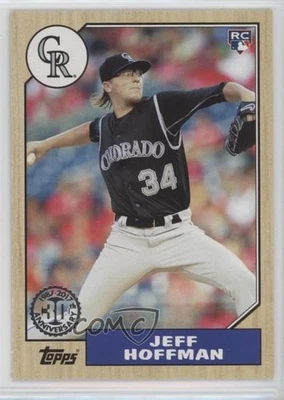 2017 Update 1987 Topps Baseball 30th Anniversary Jeff Hoffman #US87-16 Rookie RC - Image 1 of 2