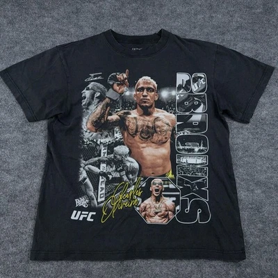 UFC Pacsun Charles Oliveira Grey Graphic Shirt DO BRONXS Men’s Size M - Image 1 of 4