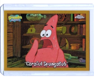 2025 Topps Chrome SpongeBob "Careful SpongeBob" Gold Refractor #'ed 20/50 - Bild 1 von 1