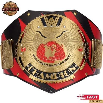 Kane Signature Series Championship Replica Wrestling Title Belt 2mm Brass Adult - Image 1 of 4