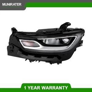 Headlight Clear Lens For Chrysler Pacifica 2021-2023 LED Black Single Left Side - Picture 1 of 11