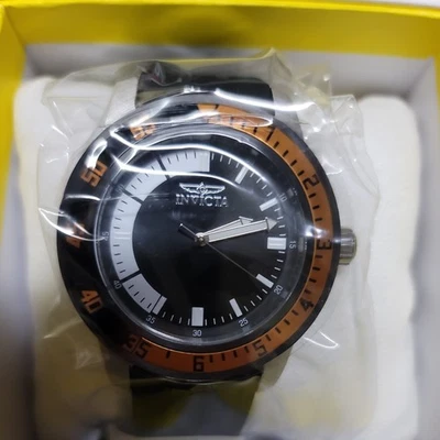 Reloj Hombre Invicta Specialty 45mm, Esfera Negra, Caja Plateada 34014 Foto 1 de 4