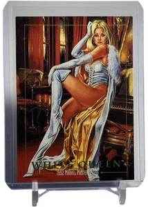 Tarjeta 95 obras maestras de Marvel SkyBox 1992 White Queen con cargador superior y estándar de eBay - Imagen 1 de 5