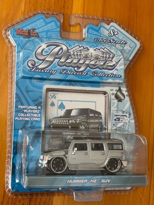 MAISTO PLAYERZ HUMMER H2 SUV Metallic Silver - Image 1 of 3