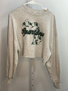 Sudadera corta Victoria Secret ROSA Michigan State University, talla M. 3J - Imagen 1 de 6