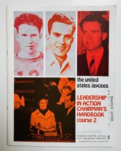 US Jaycees - Leadership in Action Chairman’s Handbook - Course 2 - Nixon Cover - Picture 1 of 5