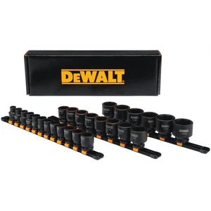  DWMT19243 DeWalt 26 Pezzi 1/2 in Unità Metrica Impatto Presa Set 6 PT - Foto 1 di 1