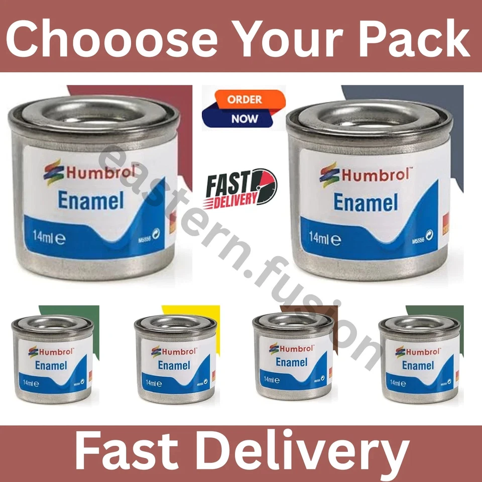 Humbrol Black Enamel Paint - Various finishes and sizes to choose UK. - Image 1 of 1