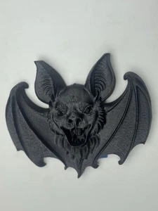 Black Bat Geometric 6” Wall Art 3d Sculpture Home Halloween Decor Decoration - Picture 1 of 4