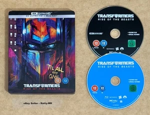 TRANSFORMERS RISE OF THE BEASTS - (UK) 4K + BLU RAY STEELBOOK (READ DESCRIPTION) - Picture 1 of 7