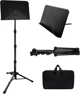 70IN Sheet Music Stand, Tall Stand for 33-70IN-B, Black  - Picture 1 of 8