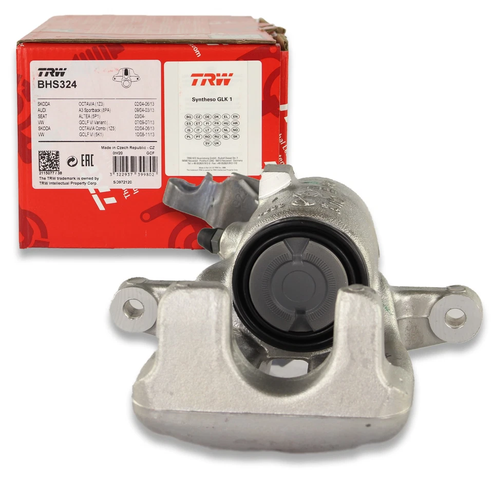 1x TRW Bremssattel hinten links ohne Pfand BHS324 für VW Golf 5 6 Touran Audi A3 - Bild 1 von 4