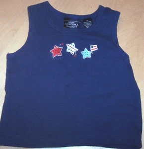 Sonoma Patriotic Sleeveless Shirt 2T - Picture 1 of 1
