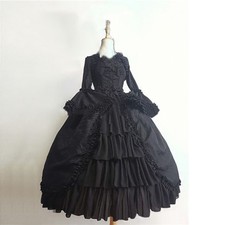 Halloween Womens Medieval Victorian Dress Costume Renaissance Dress Ball Gown US