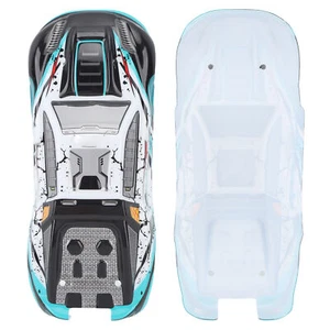 RC Car Body Shell PVC Spare Parts High Car Body Shell Frame For 1/16 RC Car FD - Picture 1 of 22
