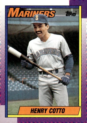 1990 Topps #31 Henry Cotto - Seattle Mariners