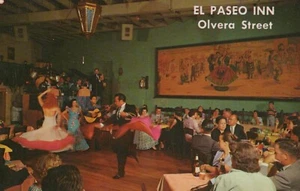 Los Angeles Kalifornien El Paseo Inn Olvera Straße Postkarte - Bild 1 von 2