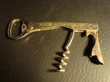 Circa 1910 Blatz Combination Bottle & Corkscrew Opener, Milwaukee, Wisconsin
